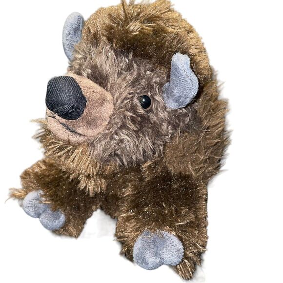 Wild Republic 12" Plush Bison American Buffalo Stuffed Animal Safari Nursery Toy - Picture 1 of 12